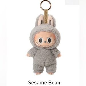 AUTHENTIC Labubu Exciting MACARON vinyl Pendant-Confirmed SESAME BEAN - UNOPENED